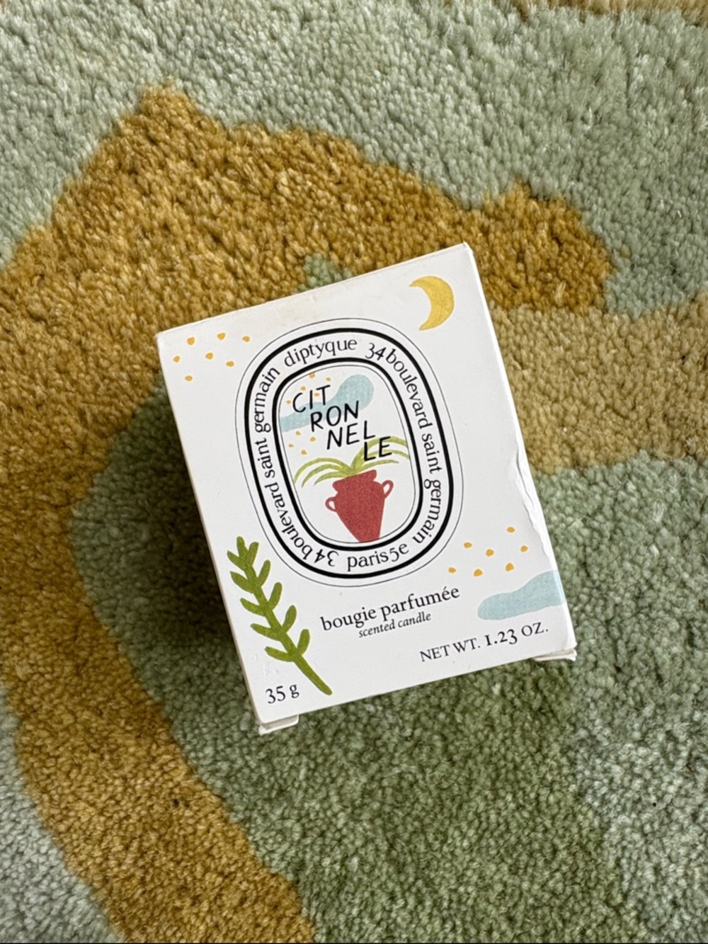 Diptyque Citronelle Candle MINI 1.23 oz